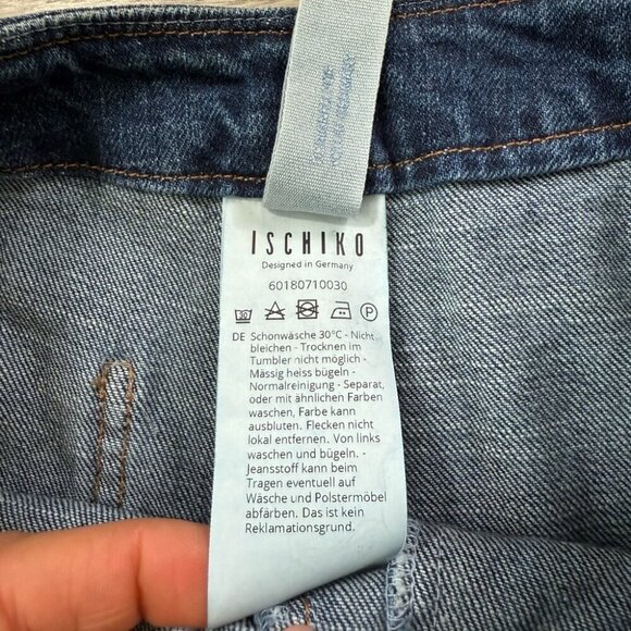 Ischiko by Oska Classic Blue Women's Tapered Leg Jeans - Picture 7 of 12